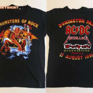 ACDC Monsters Of Rock Tour 2 Sides T-Shirt