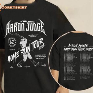Aaron Judge All Rise Aaron Judge Home Run Tour Double Side Trending Unisex T-Shirt