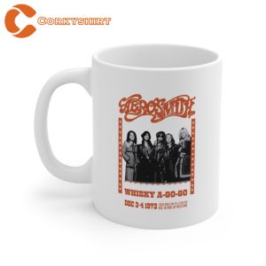 Aerosmith Band Rock n Roll Whisky A Go Go Coffee Mug