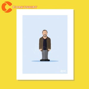 Afterlife Ricky Gervais TV Television Movie Film Artwork Print Poster