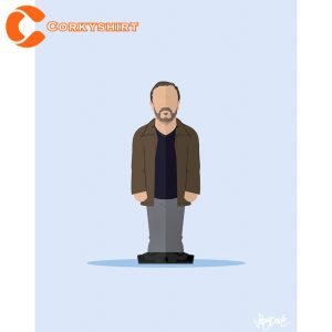 Afterlife Ricky Gervais TV Television Movie Film Artwork Print Poster
