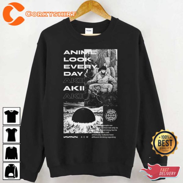 Akira Anime Vintage 90s Unisex Sweatshirt Gift For Anime Lover