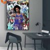 Allen Iverson Former Professional Basketball Player Graffiti Art Poster