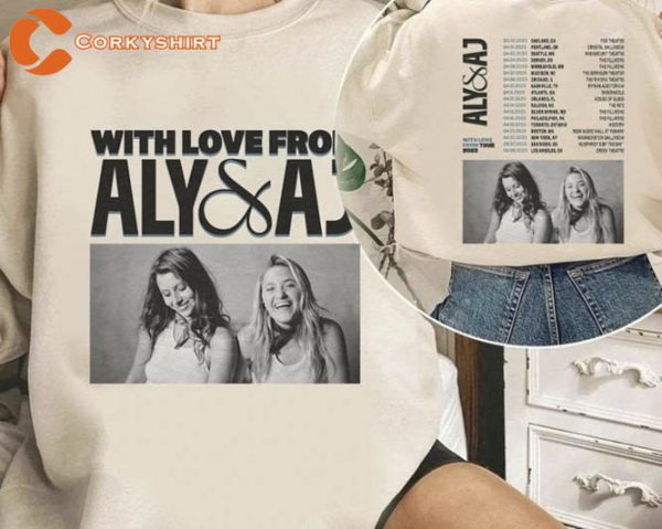 Aly and AJ With Love From Concert 2023 Shirt