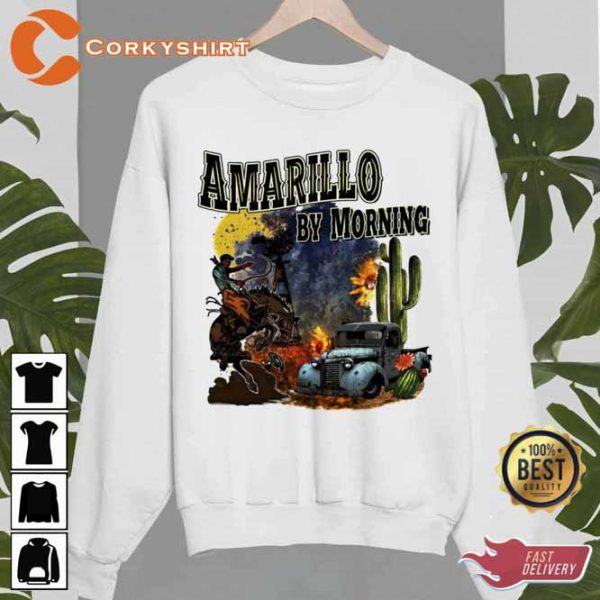 Amarillo By Morning George Strait Legend Country Musician Most Popular Unisex Sweatshirt