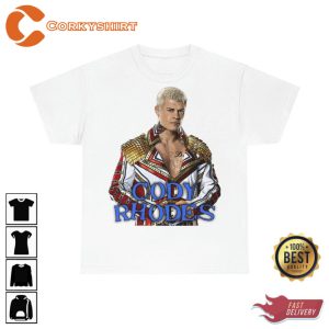 American Professional Wrestler And Actor Cody Rhodes Pro Wrestling T Shirt (1)