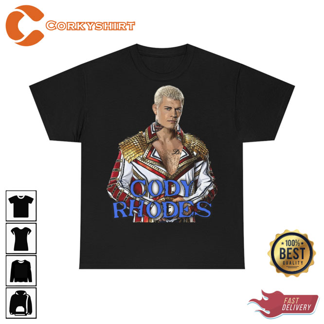 American Professional Wrestler And Actor Cody Rhodes Pro Wrestling T Shirt (2)