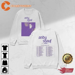 Andy Shauf Canadian Singer-Songwriter 2023 Tour 2 side T-Shirt