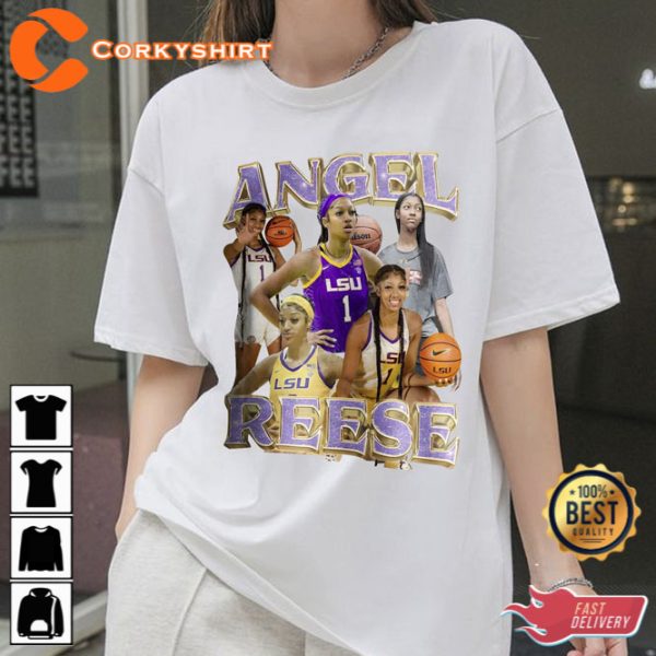 Angel Reese LSU Geaux Tigers 2023 Champions Unisex T-Shirt