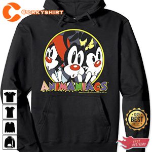 Animaniacs Group Shot Circle Portrait Pullover T-shirt Hoodie