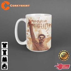 Anirudh Ravichander Once Upon A Time Tour Indian Rock Star For Anirudh Fan Mug