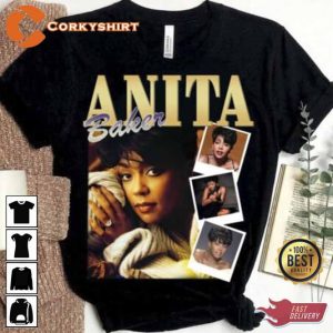 Anita Baker The Songstress Album 90’s Hip Hop Rap Tour Shirt