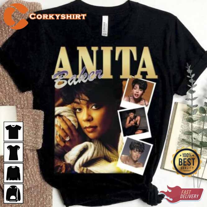 Anita Baker The Songstress Album 90's Hip Hop Rap Tour Shirt