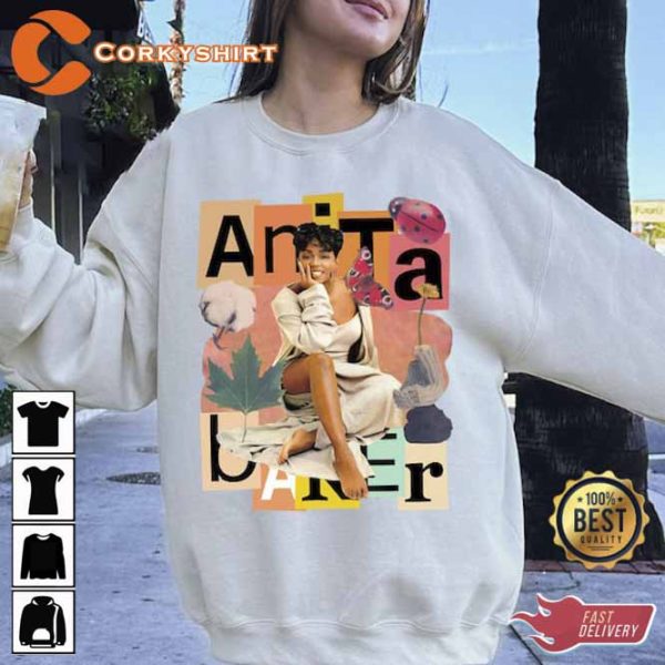 Anita Baker The Songstress Tour Music Hip Hop Rap 90’s Shirt