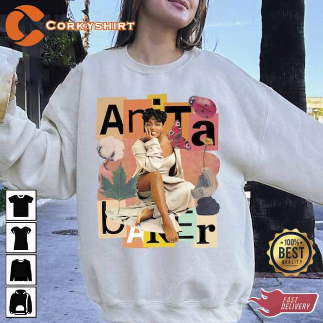 Anita Baker The Songstress Tour Music Hip Hop Rap 90's Shirt