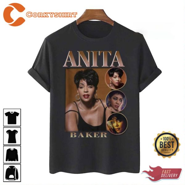 Anita Baker Tour Concert Dates Rnb Rap Hip Hop 90s Unisex T-Shirt