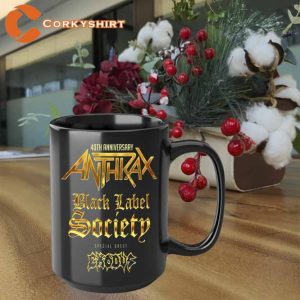 Anthrax Black Label Society 2023 Tour Coffee Mug