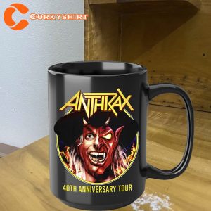 Anthrax Black Label Society 40th Anniversary Tour 2023 Funny Mug