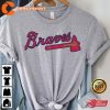 Atlanta Braves Shirt Vintage Braves Tee Bleach Design