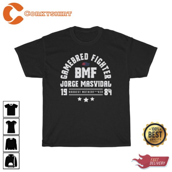 BMF Jorge Gamebred Fighter Masvidal Graphic Unisex T-Shirt