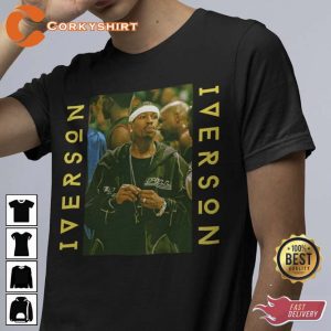 Basketball Allen Iverson Philadelphia 76ers Unisex Short Sleeve T-Shirt