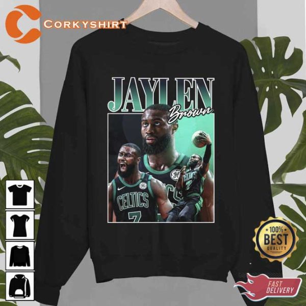 Basketball Jaylen Brown Photographic Unisex T-Shirt Print