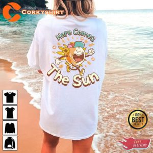 Beach Summertime Family Vacation Here Comes The Sun T-shirt Design1