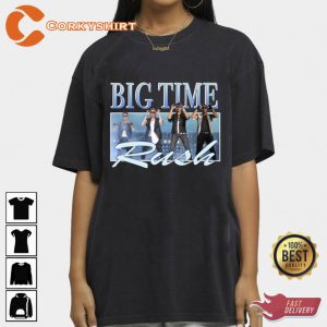Big Time Rush Band World Tour Logo Aesthetic T-Shirt