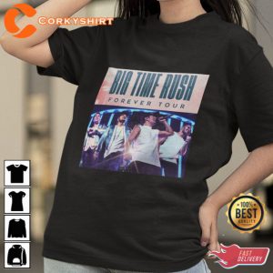 Big Time Rush Forever Tour 2023 T-Shirt Gift For Fan 1