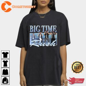 Big Time Rush Tour 2023 Band Logo Aesthetic T-Shirt