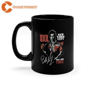 Billy Idol William Michael Punk Rock Vintage Ceramic Coffee Mug