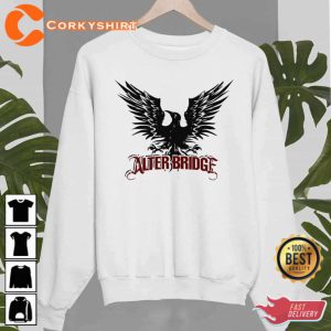 Black Bird Flying Alter Bridge Illustration Unisex Sweatshirt