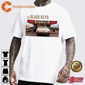 Black The Delta Kream Masjuni The Black Keys Rock Band Unisex T-Shirt