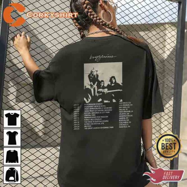 Boygenius Band Summer Tour 2023 Crewneck T-shirt