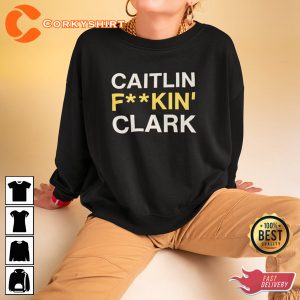 Caitlin Fkin Clark You Cant See Me 22 Girl Basketball Unisex Tee Shirt