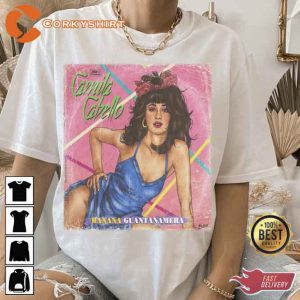 Camila Cabello Senorita 80s Album Cover Art Tee Shirt