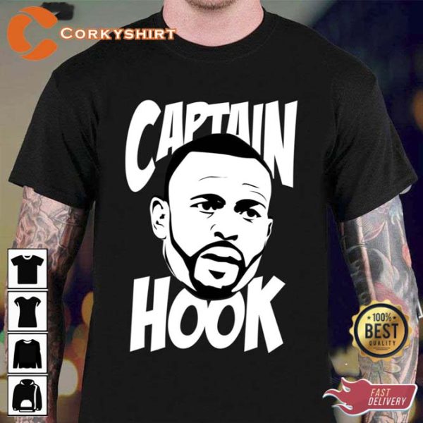 Captain Hook MMA Fighter Roy Jones Jr White Text Unisex T-Shirt