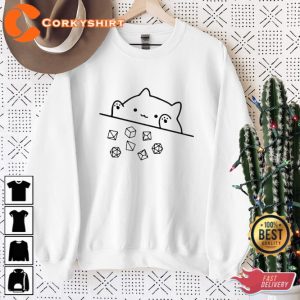 Cat Throwing Dice Dungeons And Dragons T-Shirt 4