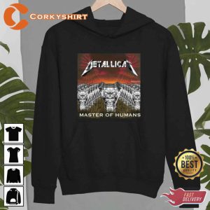 Cats Master Of Humans Metallicat Metal Unisex T-Shirt
