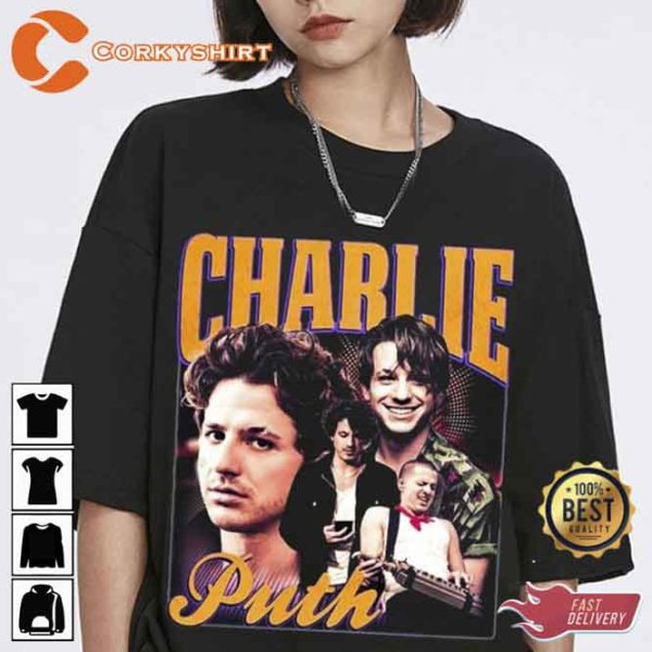 Charlie Puth 2023 Live Experience Tour Dates Unisex T-shirt Gift For Fan