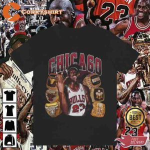 Chicago Bulls Michael Jordan 3peat 6 rings Basketball Sweatshirt