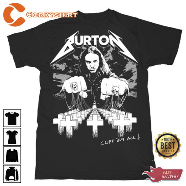 Cliff Burton Master of Puppets Metallica Unisex T-Shirt