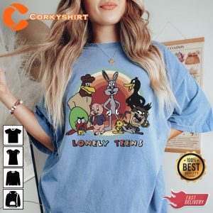 Comfort Colors Lonely Teens Bugs Bunny Short Sleeve Shirt
