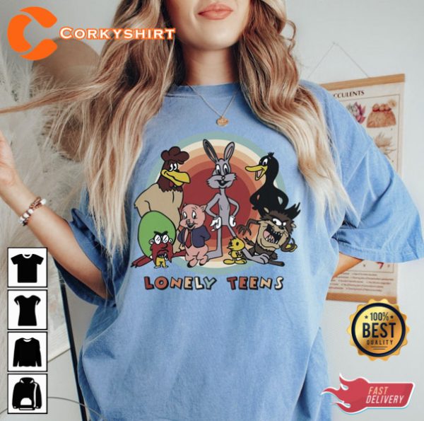 Comfort Colors Lonely Teens Bugs Bunny Short Sleeve Shirt