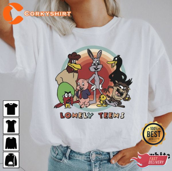 Comfort Colors Lonely Teens Bugs Bunny Short Sleeve Shirt