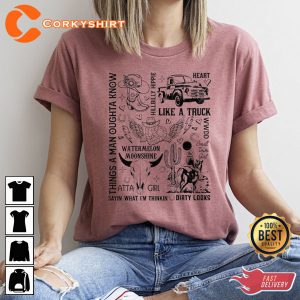 Country Music Singer-Songwriter Lainey Wilson Tour 2023 Shirts