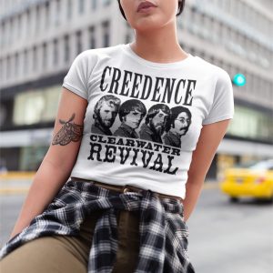 Creedence Clearwater Revival CCR Rock Band Have You Ever Seen The Rain Tshirt