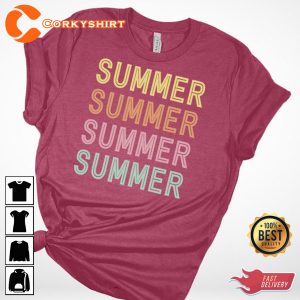 Cute Vacation Hello Summer Shirt For Women