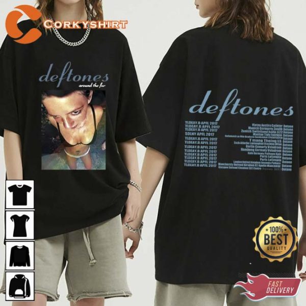 Deftones Around The Fur Tour Band Concert T-Shirt