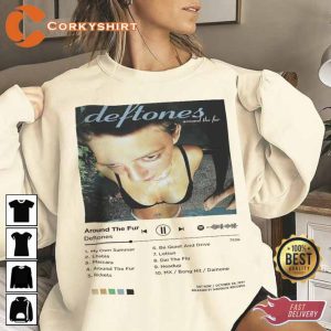 Deftones Around the Fur Album Tracklist Short Sleeve Shirt
